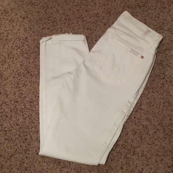 7 For All Mankind Denim - 7 For All Mankind, White Women's Jeans